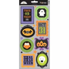 DOODLEBUG DESIGN – 12″ X 6″ CARDSTOCK STICKERS – HAUNTED MANOR – FRAMES
