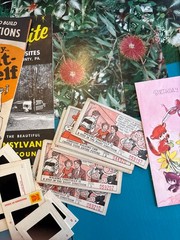 50+ Junk Journal Ephemera Lot Vintage Paper Destash Slides Cards Photos Kit