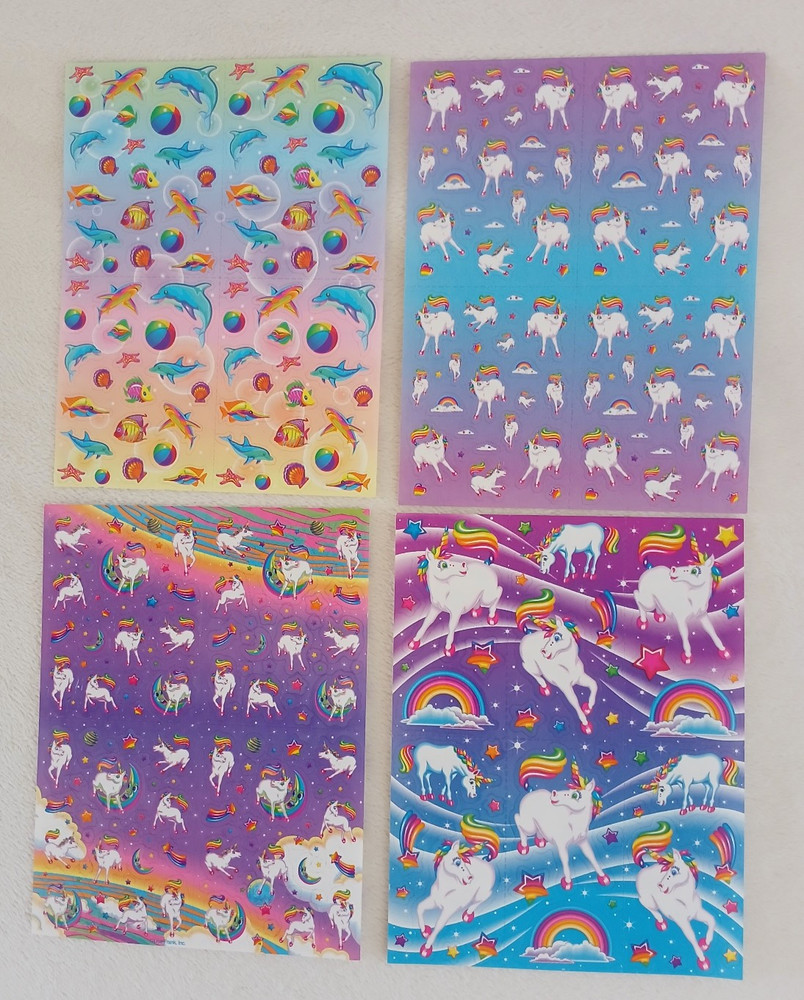 Vintage 90’s Lisa Frank Sticker Lot 1 S670 685 694 277 Markie In Space Mini