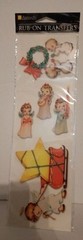 Daisy D’s Rub-On Transfers Kitschy Angels Christmas Rare