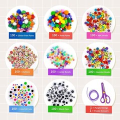 kortes Jumbo Art and Craft Supplies for Kids, Toddler DIY Craft Art Supply Se…
