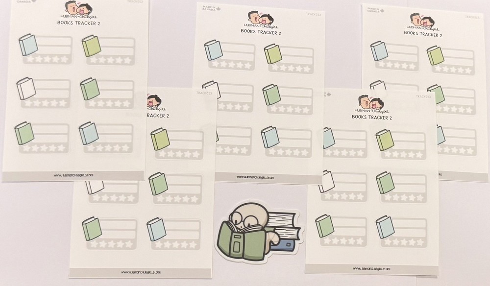 Hubman and Chubgirl Book Tracker Lot NEW