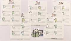 Hubman and Chubgirl Book Tracker Lot NEW