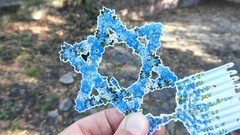Pack of 2 – 3″ Jewish Star of David & Menorah Stickers VINYL STICKERS 3 inches