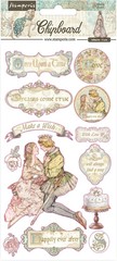 Stamperia Adhesive Chipboard 6″X12″-Sleeping Beauty