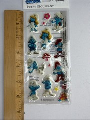 The Smurfs Puffy Stickers, 2011 HALLMARK Stickeroni BRAND NEW( RETIRED)