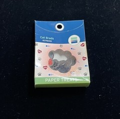 Around the Block Decorative Scrapbooking Cat Brads – Paper Treats – 42 Pieces