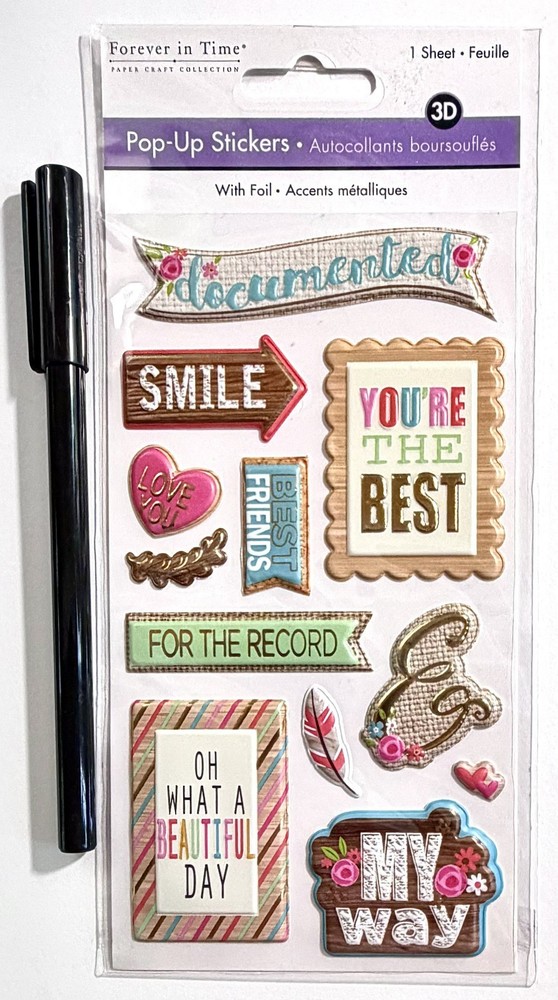 Best Friends Stickers Scrapbooking Card Journal Planner Forever in Time