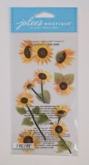 Jolee’s Sunny Sunflowers Yellow Flowers Scrapbooking Stickers