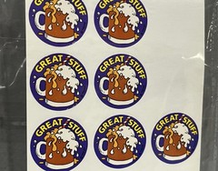 Rare Vintage Food Smell Stickers Scratch N And Sniff Trend Rootbeer Great Stuff