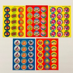 TREND Scratch n Sniff Scented Sticker LOT Bubble Gum Apple Blueberry Chocolate