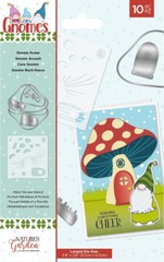 Crafters Companion Nature’s Garden GNOMES – GNOME HOME – METAL DIE N STENCIL