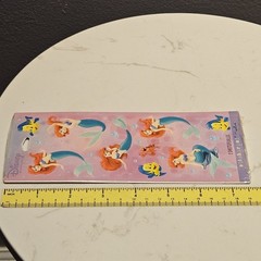 Vtg Little Mermaid Stickers Disney Princess Ariel Flounder Sebastian Hallmark