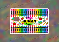 Tiny Human Tamer Credit Card Decal Teacher