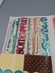 3 Birds Design Twinkle Papertrails 60 Diecut Foil + Glitter Cardstock Borders