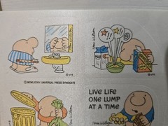 Vtg. Ziggy Stickers Satin-1984 U.P.S., 1982 American Greetings Corp. – 13 Total