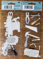 RARE Jolees Mr Fix It Title Tool Belt Tools Handyman Dad Hammer Axe Screwdriver