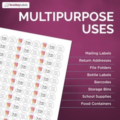 Self-Adhesive Color Coding Round Labels – 250 Sheets