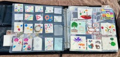 Crop In Style Binder With Lots Of Stickers ~ 17 Sheets full ~ All brands