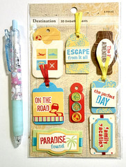 Vacation Tags Epoxy Stickers Scrapbooking Card Making Journal Planner