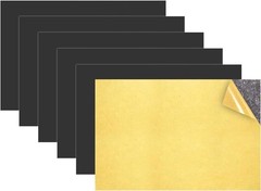Towjug 6 Pack Magnetic Sheets 4×6 Adhesive Backing for Photos Refrigerator Magne