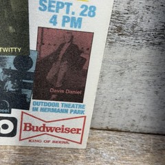 KIKK 96 FM Sticker Conway Twitty, Davis Daniel & Asleep at the Wheel Budweiser