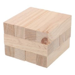 20 Pcs Unfinished Square Wood Blocks for Whittling Kids DIY Carving