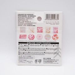 Daiso Japan Sakura Cherry Blossom Photo Style Flake Stickers 40Pcs (10Designs)