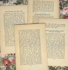 100 Vintage Aged Ephemera Book Pages Lot Mix Variety Collage Craft Junk Journal