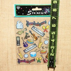 Nicole Industries MUSICAL INSTRUMENTS Prismatic Sparkle Stickers