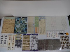 Large Sticker Lot of Letters & Numbers for Scrapbook & Card Making Lot Approx 20