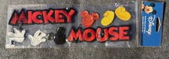 MICKEY MOUSE TITLE Embroidered Stickers (8pc)Disney•Gloves•Head Icons•Disneyland