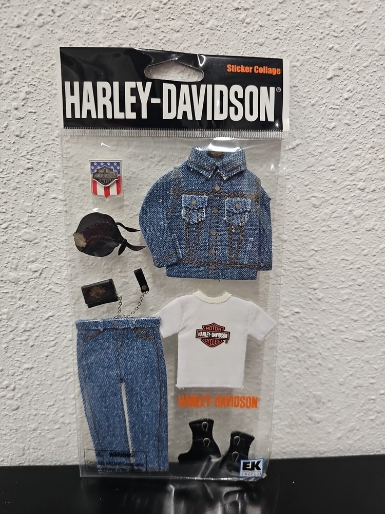 Jolee’s Boutique Harley Davidson Destinations 3D Stickers Scrapbooking