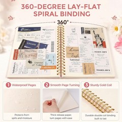 Reusable Sticker Book A5 Album Organizer 50 Sheets Release Paper