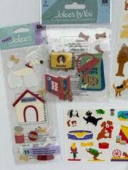 Huge Lot of Dog, Doggy, Puppy, Poodle & Dog Treat Stickers Grossman’s & More
