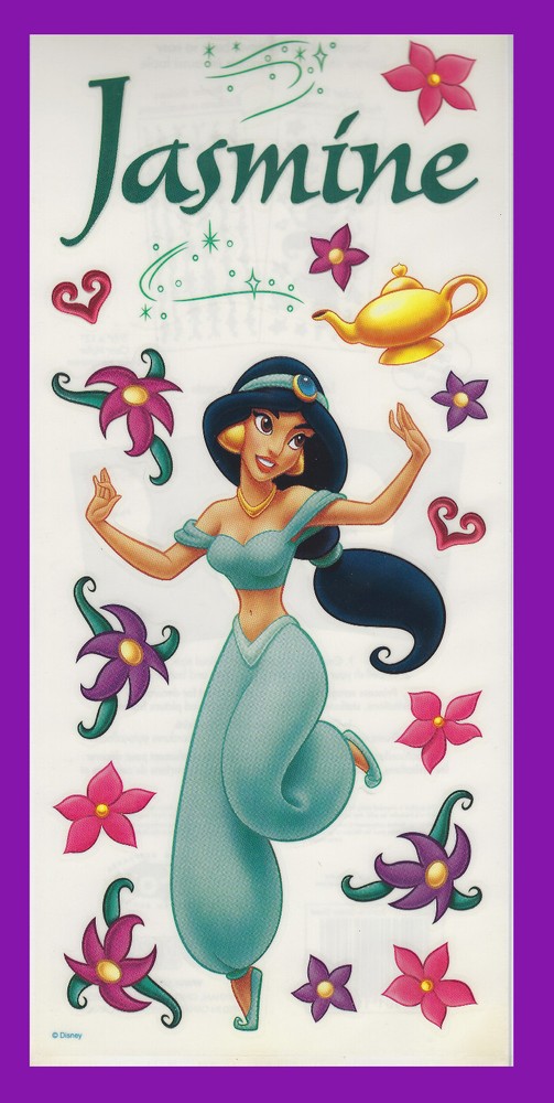 ASSORTED DISNEY THEME PARK, MICKEY MOUSE, PRINCESS STICKER SHEET – FREE SHIPPING