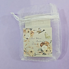 25 Pcs x 2 Ea 1+ Inch Vintage Floral Butterfly Stickers~ Pictures Crafts & More