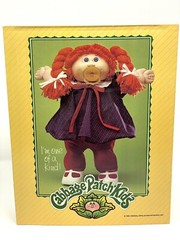 Vintage 1984 Lot Cabbage Patch Kids Doll Pocket Folder Stencils Puffy Stickers