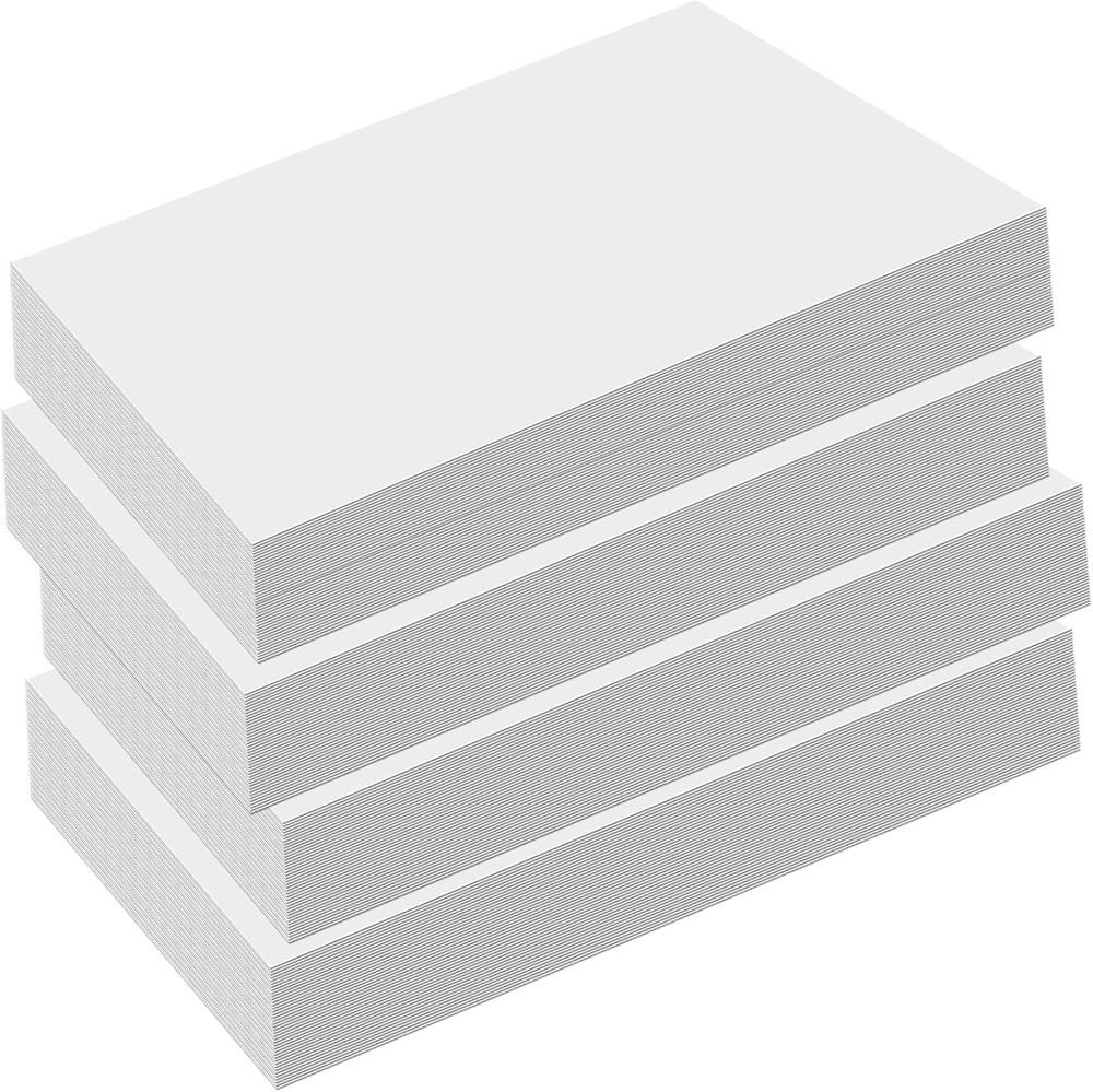 50 Sheets 11 X 17 Inch White Chipboard, Medium Weight Chipboard Sheets, White Ca