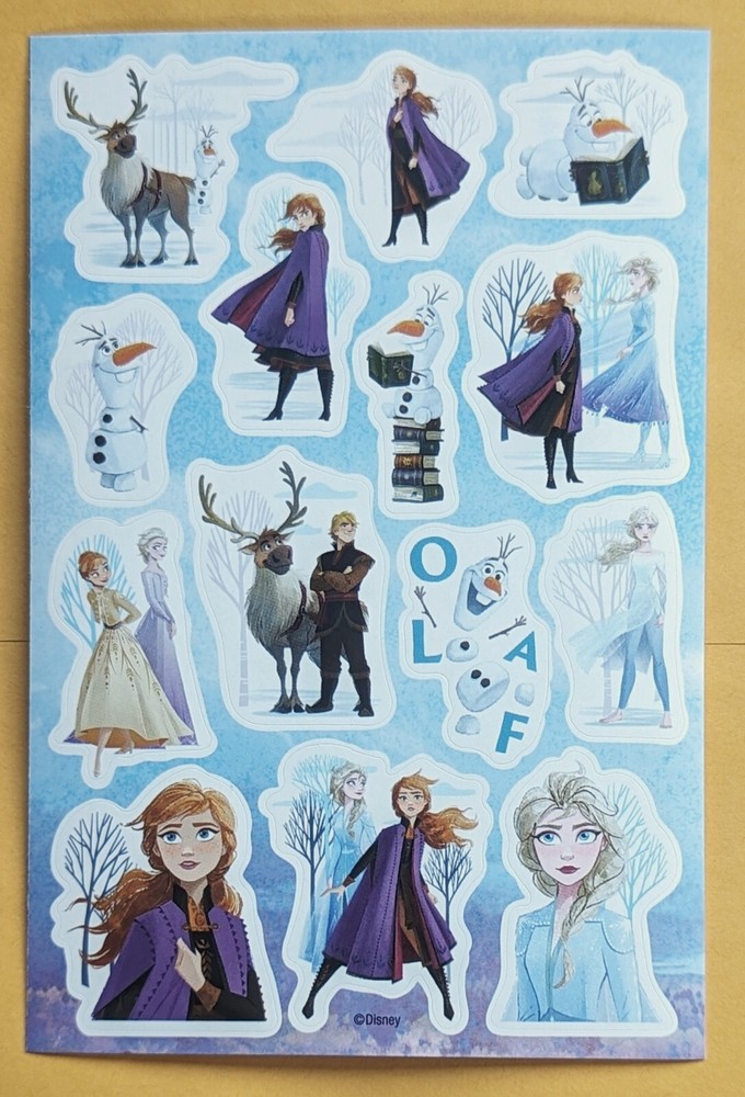 Disney Princess Frozen II Sticker Sheet