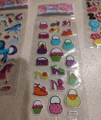 Children 3D cartoon stickers Three sheets assorted vibrant colorful high detail