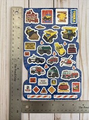 Tonka Truck Stickers Construction Police Vehicles Fire Engine Traffic Signs New
