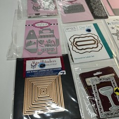 Huge Lot Metal Die Cuts Crafts Card Making Scrapbook, Embellishments And Holiday