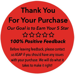 2” Stickers Thank You Purchase Ebay Seller Shipping labels for online sellers