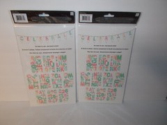 Me & My Big Ideas Mambi Sticks Alphabet Stickers 2 New Packs 10 Sheets Each