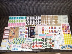 HUGE STICKER LOT~200+ Shts./Pks.~Mixed Themes & Brands~NEW