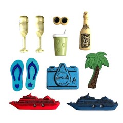 Buttons Galore and More NAUTICAL Collection of Novelty 3D Embellishments Buttons