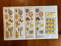 Winnie The Pooh Theme Scrapbooking Stickers