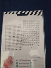 Words & Letters, Numbers Scrapbooking Stickers Lot Of 9