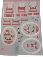 Anita’s Foiled Decoupage Sheet – «You’re My Type» Hallmark Docrafts